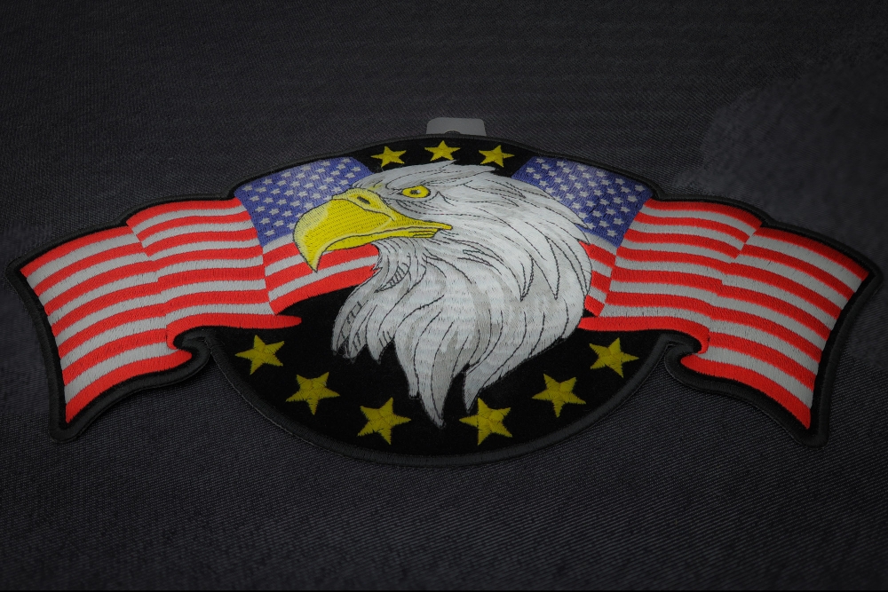 American Flag Eagle Patch