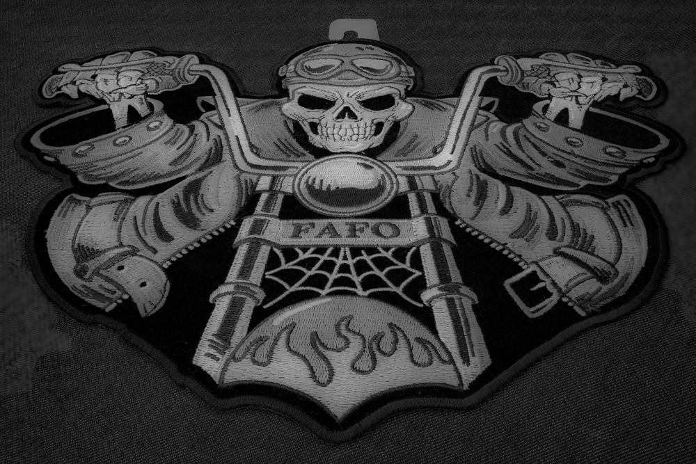 Skeleton Rider FAFO Patch